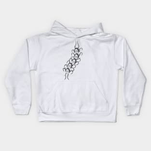 Centipede lady Kids Hoodie